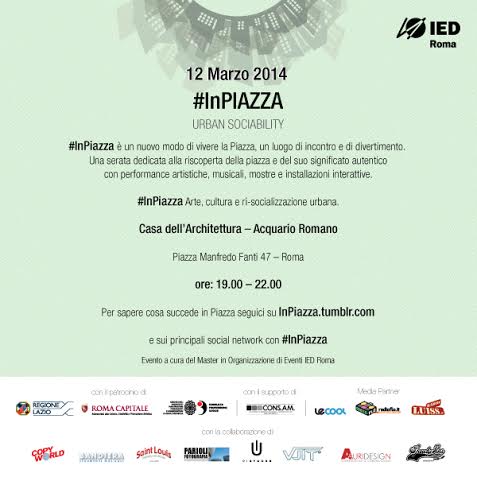 #INpiazza.UrbanSociability